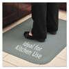 Pro Top Anti-fatigue Mat, Pvc Foam/solid Pvc, 24 X 36, Gray Pro Top Anti-fatigue Mat, Pvc Foam/solid Pvc, 24 X 36, Gray