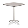 Cafeworks Table, Cafe-height, Round Top, 36" Dia X 30"h, Graphite Granite/silver Cafeworks Table, Cafe-height, Round Top, 36" Dia X 30"h, Graphite Granite/silver