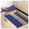 6-section Pressboard Top Tab Pocket-style Classification Folders With Safeshield Fasteners, 2 Dividers, Letter, Blue, 10/box 6-section Pressboard Top Tab Pocket-style Classification Folders With Safeshield Fasteners, 2 Dividers, Letter, Blue, 10/box