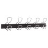 Wall-mount Coat Hooks, Metal, Silver, 22 Lb, 29.92" X 2.95" X 6.45" Wall-mount Coat Hooks, Metal, Silver, 22 Lb, 29.92" X 2.95" X 6.45"