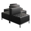 Alera Qub Series Powered Armless L Sectional, 26.38w X 26.38d X 30.5h, Black Alera Qub Series Powered Armless L Sectional, 26.38w X 26.38d X 30.5h, Black