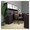 Alera Reception Lounge Wl Series Guest Chair, 24.21" X 24.8" X 32.67", Black Seat/back, Espresso Base Alera Reception Lounge Wl Series Guest Chair, 24.21" X 24.8" X 32.67", Black Seat/back, Espresso Base