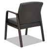 Alera Reception Lounge Wl Series Guest Chair, 24.21" X 24.8" X 32.67", Black Seat/back, Espresso Base Alera Reception Lounge Wl Series Guest Chair, 24.21" X 24.8" X 32.67", Black Seat/back, Espresso Base
