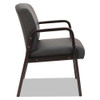 Alera Reception Lounge Wl Series Guest Chair, 24.21" X 24.8" X 32.67", Black Seat/back, Espresso Base Alera Reception Lounge Wl Series Guest Chair, 24.21" X 24.8" X 32.67", Black Seat/back, Espresso Base