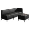 Alera Qub Series Ottoman, 26.38w X 21.5d X 17.5h, Black Alera Qub Series Ottoman, 26.38w X 21.5d X 17.5h, Black