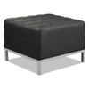 Alera Qub Series Ottoman, 26.38w X 21.5d X 17.5h, Black Alera Qub Series Ottoman, 26.38w X 21.5d X 17.5h, Black