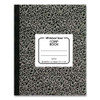 Composition Book, Quadrille Rule, Black Marble Cover, 10 X 7.88, 80 Sheets