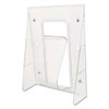 Stand-tall Wall-mount Literature Rack, Magazine, 9.13w X 3.25d X 11.88h, Clear Stand-tall Wall-mount Literature Rack, Magazine, 9.13w X 3.25d X 11.88h, Clear