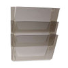 Wall File, 3 Sections, Legal Size, 16" X 4" X 14", Smoke, 3/set Wall File, 3 Sections, Legal Size, 16" X 4" X 14", Smoke, 3/set