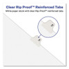 Avery-style Preprinted Legal Bottom Tab Divider, Exhibit I, Letter, White, 25/pk