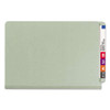 End Tab Pressboard Classification Folders With Safeshield Coated Fasteners, 1 Divider, Legal Size, Gray-green, 10/box End Tab Pressboard Classification Folders With Safeshield Coated Fasteners, 1 Divider, Legal Size, Gray-green, 10/box
