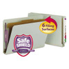 End Tab Pressboard Classification Folders With Safeshield Coated Fasteners, 1 Divider, Legal Size, Gray-green, 10/box End Tab Pressboard Classification Folders With Safeshield Coated Fasteners, 1 Divider, Legal Size, Gray-green, 10/box
