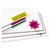 High-visibility Permanent Laser Id Labels, 8.5 X 11, Asst. Neon, 15/pack High-visibility Permanent Laser Id Labels, 8.5 X 11, Asst. Neon, 15/pack