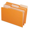 Interior File Folders, 1/3-cut Tabs: Assorted, Legal Size, Orange, 100/box Interior File Folders, 1/3-cut Tabs: Assorted, Legal Size, Orange, 100/box