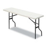 Indestructable Classic Folding Table, Rectangular Top, 1,200 Lb Capacity, 72 X 24 X 29, Platinum Indestructable Classic Folding Table, Rectangular Top, 1,200 Lb Capacity, 72 X 24 X 29, Platinum