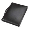Leather Multi-ring Zippered Portfolio, Two-part, 1" Cap, 11 X 13 1/2, Black Leather Multi-ring Zippered Portfolio, Two-part, 1" Cap, 11 X 13 1/2, Black