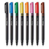 Art Pen W/hard Case Porous Point Pen, Stick, Fine 0.4 Mm, Assorted Ink And Barrel Colors, 8/pack