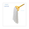 Mop Head, Premium Standard Head, Rayon Fiber, 32oz, White, 12/carton