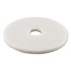 Polishing Floor Pads, 24" Diameter, White, 5/carton Polishing Floor Pads, 24" Diameter, White, 5/carton