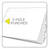 Write 'n Erase Tabloid Index Dividers, 5-tab, 11 X 17, White, 1 Set Write 'n Erase Tabloid Index Dividers, 5-tab, 11 X 17, White, 1 Set