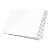 Write 'n Erase Tabloid Index Dividers, 5-tab, 11 X 17, White, 1 Set Write 'n Erase Tabloid Index Dividers, 5-tab, 11 X 17, White, 1 Set