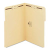 Top Tab Fastener Folders, Straight Tab, 1 Fastener, Letter Size, 11-pt Manila Exterior, 50/box