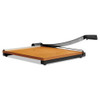 Square Commercial Grade Wood Base Guillotine Trimmer, 15 Sheets, 18" Cut Length, 18 X 18 Square Commercial Grade Wood Base Guillotine Trimmer, 15 Sheets, 18" Cut Length, 18 X 18