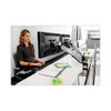 Easy-adjust Desk Dual Arm Mount For 27" Monitors, 360 Deg Rotation, +90/-15 Deg Tilt, 360 Deg Pan, Silver, Supports 20 Lb Easy-adjust Desk Dual Arm Mount For 27" Monitors, 360 Deg Rotation, +90/-15 Deg Tilt, 360 Deg Pan, Silver, Supports 20 Lb
