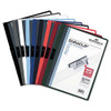 Duraclip Report Cover, Clip Fastener, 8.5 X 11, Clear/dark Blue, 25/box Duraclip Report Cover, Clip Fastener, 8.5 X 11, Clear/dark Blue, 25/box