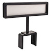 People Pointer Cubicle Sign, Plastic, 8.5 X 2, Black People Pointer Cubicle Sign, Plastic, 8.5 X 2, Black