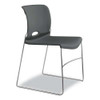 Olson Stacker High Density Chair, Supports Up To 300 Lb, Lava Seat/back, Chrome Base, 4/carton Olson Stacker High Density Chair, Supports Up To 300 Lb, Lava Seat/back, Chrome Base, 4/carton