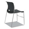 Olson Stacker High Density Chair, Supports Up To 300 Lb, Lava Seat/back, Chrome Base, 4/carton Olson Stacker High Density Chair, Supports Up To 300 Lb, Lava Seat/back, Chrome Base, 4/carton