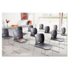 Olson Stacker High Density Chair, Supports Up To 300 Lb, Lava Seat/back, Chrome Base, 4/carton Olson Stacker High Density Chair, Supports Up To 300 Lb, Lava Seat/back, Chrome Base, 4/carton
