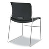 Olson Stacker High Density Chair, Supports Up To 300 Lb, Lava Seat/back, Chrome Base, 4/carton Olson Stacker High Density Chair, Supports Up To 300 Lb, Lava Seat/back, Chrome Base, 4/carton