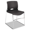 Olson Stacker High Density Chair, Supports Up To 300 Lb, Lava Seat/back, Chrome Base, 4/carton Olson Stacker High Density Chair, Supports Up To 300 Lb, Lava Seat/back, Chrome Base, 4/carton