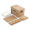 Smoothmove Kitchen Moving Kit, Medium, Half Slotted Container (hsc), 18.5" X 12.25" X 12", Brown Kraft/blue