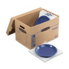 Smoothmove Kitchen Moving Kit, Medium, Half Slotted Container (hsc), 18.5" X 12.25" X 12", Brown Kraft/blue