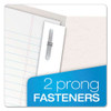 Twin-pocket Folders With 3 Fasteners, 0.5" Capacity, 11 X 8.5, White, 25/box Twin-pocket Folders With 3 Fasteners, 0.5" Capacity, 11 X 8.5, White, 25/box