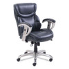 Emerson Task Chair, Supports Up To 300 Lb, 18.75" To 21.75" Seat Height, Brown Seat/back, Silver Base Emerson Task Chair, Supports Up To 300 Lb, 18.75" To 21.75" Seat Height, Brown Seat/back, Silver Base