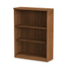 Alera Valencia Series Bookcase, Three-shelf, 31.75w X 14d X 39.38h, Modern Walnut Alera Valencia Series Bookcase, Three-shelf, 31.75w X 14d X 39.38h, Modern Walnut