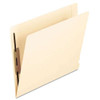 Manila Laminated End Tab Fastener Folders, 2 Fasteners, Letter Size, 14-pt Manila Exterior, 50/box