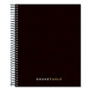 Docket Gold Planner, 1 Subject, Narrow Rule, Black Cover, 8.5 X 6.75, 70 Sheets