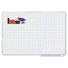 Grid Planning Board W/ Accessories, 1 X 2 Grid, 72 X 48, White/silver Grid Planning Board W/ Accessories, 1 X 2 Grid, 72 X 48, White/silver
