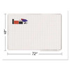Grid Planning Board W/ Accessories, 1 X 2 Grid, 72 X 48, White/silver Grid Planning Board W/ Accessories, 1 X 2 Grid, 72 X 48, White/silver