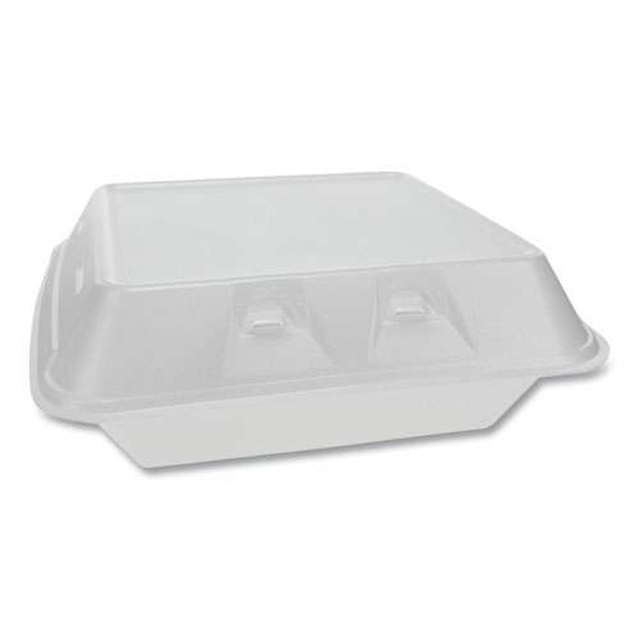 Foam School Trays, 5-Compartment, 8.25 x 10.5 x 1, White, 500/Carton