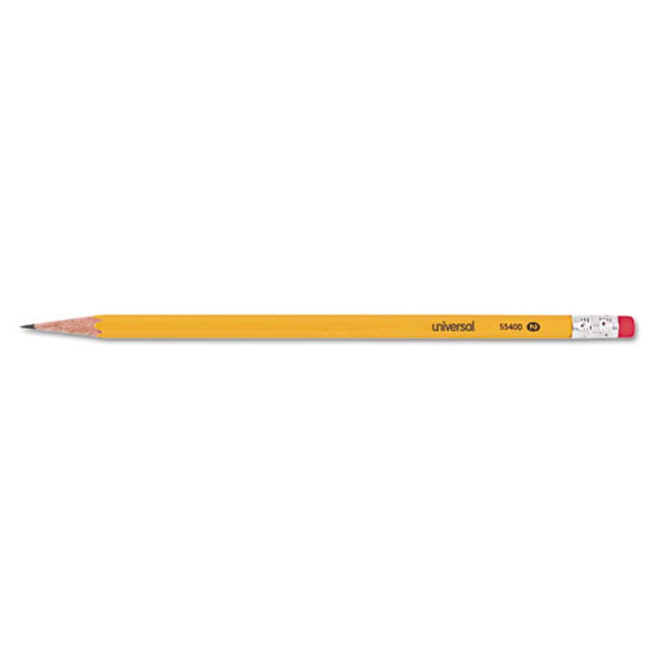 Pre-Sharpened Pencil, HB (#2), Black Lead, Yellow Barrel, Dozen - Supply Box