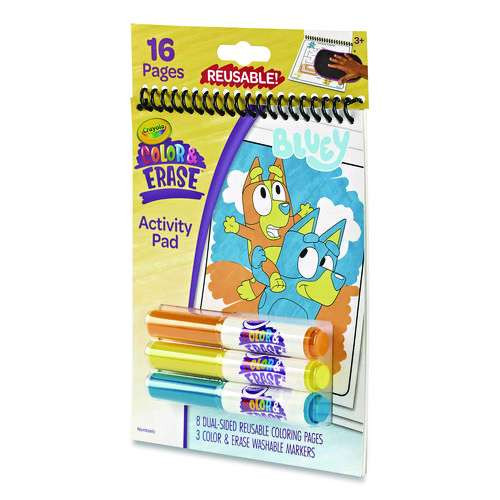 Buy Bluey Color And Erase Reusable Activity Pad, (16) Coloring Pages ...