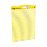 Vertical-orientation Self-stick Easel Pads, Presentation Format (1 1/2" Rule), 30 Yellow 25 X 30 Sheets, 2/carton