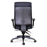 Alera Wrigley Series High Performance High-back Multifunction Task Chair, Supports 275 Lb, 18.7" To 22.24" Seat Height, Black