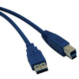 Usb 3.0 Superspeed Device Cable (a To Micro-b M/m), 3 Ft., Blue